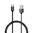 Long Anti-Tangle USB Type-C Braided Charging Cable (2m) - Black